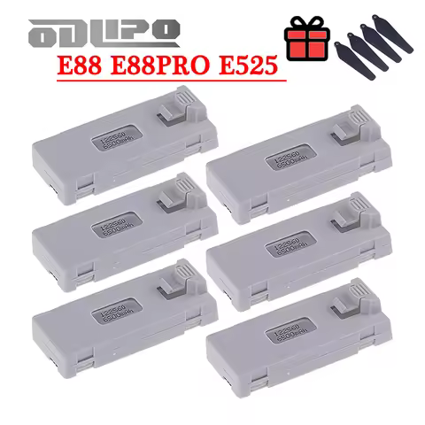 Original E88 Battery 3.7V 6500mAh Lipo Battery For E88 E88PRO E525 E99 P1 K3 P10 A13 S98 RC Quadcopt