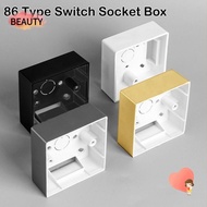 BEAUTY Switch Socket Box PVC On-Wall Mount Switch And Socket Apply 86 Type