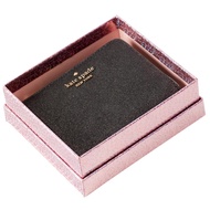Kate Spade Lola Glitter Boxed Small L-Zip Bifold Wallet in Black