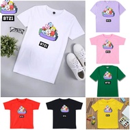 Bt21 CHILDREN'S T-SHIRT/BTS CHILDREN'S T-SHIRT/BTS CHILDREN'S CLOTHING/BT21 CHILDREN'S DISTRO T-SHIR