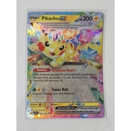 Pokemon pikachu ex surging sparks card