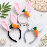 Rabbit Carrot Animal Character Headband Bunny Headband Carrot Rabbit Headband Bunny Headband Rabbit 