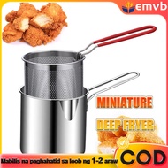 Multi-purpose Frying Pot Deep Fryer Induction Cooker Fryer Pot with Strainer 304 Stainless Steel
