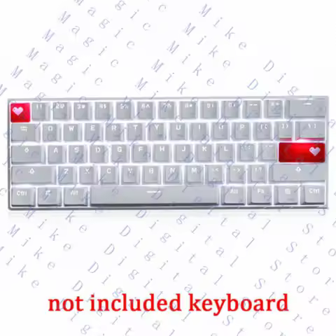 H Heart Key replacement keycap Keycap For Logitech G610/G710 keyboard CTRL& Enter