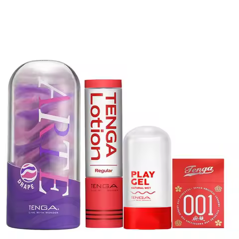 TENGA ARTE Masturbator Cup with Lube Male Transparent Products Real Vagina Soft Pussy Concealed Endu