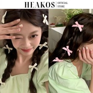 Ribbon Bow Hairpin Bow Hairpin Cute Ribbon Side Bangs Ribbon Hairpin HEBEOS