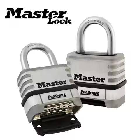 1/2Pcs Master Lock ProSeries Stainless Steel Anti-theft Waterproof Padlock Home Dormitory Outdoor Pa
