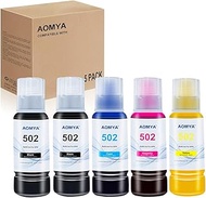 Aomya 502 T502 Ink Refill Bottles for EcoTank ET-2850 ET-3760 ET-3850 ET-4750 ET-4760 ET-3750 ET-276