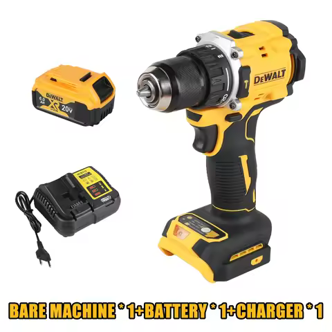 DEWALT DCD805 Cordless Drill 20V Power Tool Brushless Impact Drill Cordless Electric Screwdriver, Ho