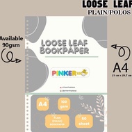 ➭➱✥❄ A4 Bookpaper Loose Leaf - POLOS Bookpaper 90gsm by pinker