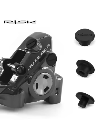 Risk Road Bike Oil Disc Bleed Nipple Cover Bicycle Disc Brake Oil Injection Nozzle Screw Dust-proof 