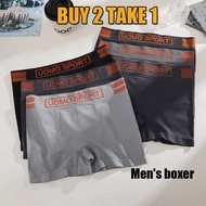 3PCS Men's Boxer Brief Underwear Men's Brand Underwear High Quality Stretchable Cotton Boxer Brief