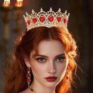 FLASHSKY Baroque Crown, Shiny Alloy Princess Rhinestone Tiara, Temperament Elegant Hair Ornaments Vi
