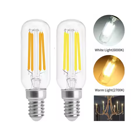LED Bulb E14 LED Light T25 4W 8W 12W Cooker Hood Filament Lamp Extractor Fan Bulb Warm White/White L