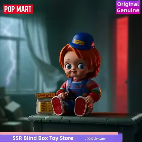 POP MART Halloween Chucky Ghost Kid Reincarnation Series Chucky Blind Box Trendy Play Mystery Box Sc