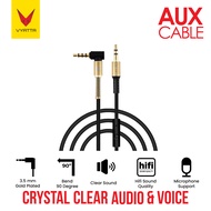 VYATTA Kabel AUX Audio Mic Speaker Mobil 35mm Gold Plated
