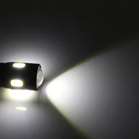 #969T 2Pcs Car Canbus T10 Led Light 5730 6Smd Error Free 12V Bulbs W5W 168 194 Lens 6000K (white lig