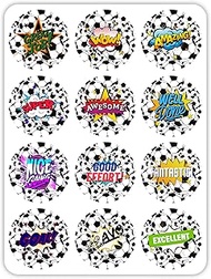 HNTR 204 x Football Reward Stickers - 204 Stickers - Large 3.5cm Round