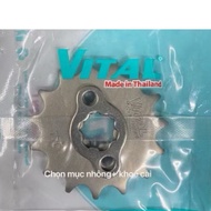 7mm Sprocket 420 Wave Rsx /wawe alpha /cup 78/cup 81/cup 82 /Fu x /Fu Neo /Rsx Chain 420 size 13 -14