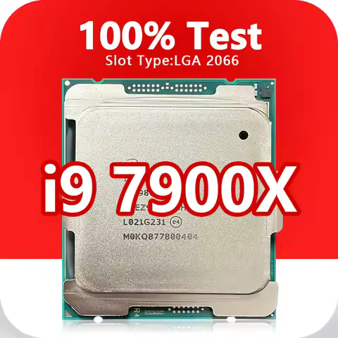 Core i9 7900X CPU 14nm 10 Cores 20 Threads 3.3GHz 13.75MB 140W processor LGA2066 For Desktop X299 mo