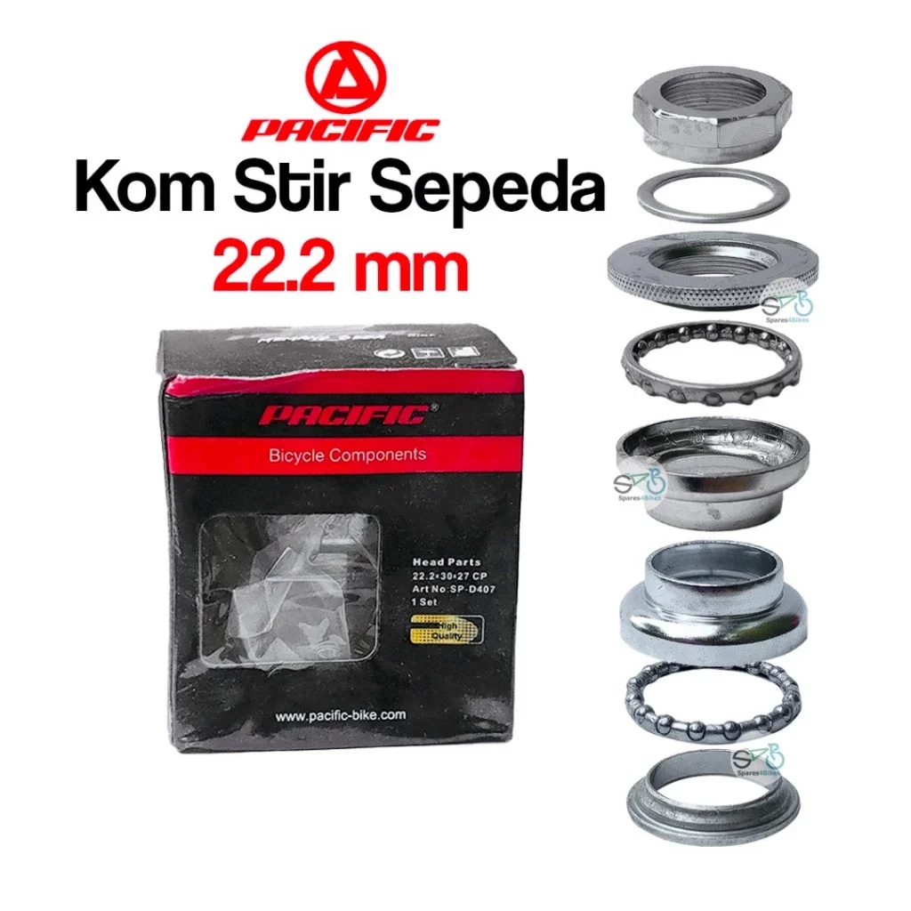 kom fork / kom stir / head part sepeda ukuran standar