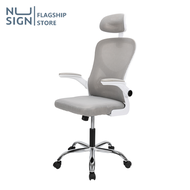 Nusign เก้าอี้สำนักงาน เก้าอี้ออฟฟิศ เก้าอี้ทำงาน พนักพิงศีรษะ2D พยุงเอวปรับได้ รับประกัน 1 ปี ออกใบ