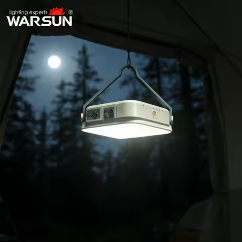 Warsun Camping Lights SMD Rechargeable Outdoor Hanging Lights Portable Fill Light Work Maintenance L