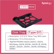 100% Brand New Original Synology  Disk Tray (Type D7) For DS916+, DS416, DS416play, DS415+, DS415pla