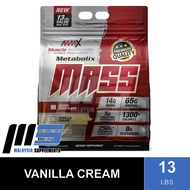 MMX Metabolix Mass Gainer (13lbs) FREE GIFT  - HALAL Mass Protein Gain Weight Gainer USN MUSCLE MATR