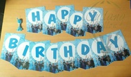 Banner Ulang Tahun Frozen / Banner Ultah Frozen / Banner HBD Ultah