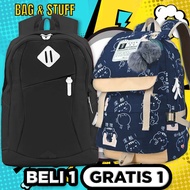 BUY 1 GET 1 FREE WATERPROOF SCHOOL BAG FOR ADULTS, MIDDLE SCHOOL, HIGH SCHOOL, VOCATIONAL SCHOOL, SO