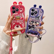 Casing OPPO A3 A3X A5i Kartun boneka silikon lembut Phone casing