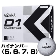 Honma Golf HONMA 2022 D1 白色 High Number Golf Ball 1 Dozen