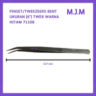 HITAM Black Thread Tweezers/Bent Thread Tweezers/Black Thread Tweezers/M.J.M-71108