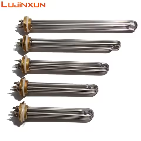 LUJINXUN 1.5"/1.25"/2" BSP Thread Heaters Electric Heating Element for Solar Water Tank/Brewing 3KW