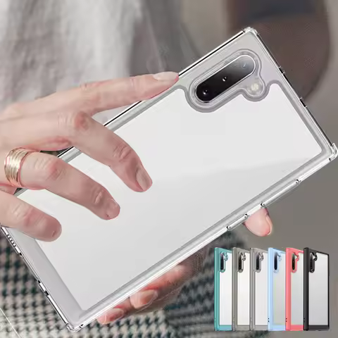 For Samsung Galaxy Note 10 Case Cover Samsung Note 10 Capas Shockproof Clear Transparent Fundas Sams