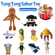 Italian Brainrot Tung Tung Tung Sahur Plushie Toy Funny Tralalero Tralala Doll Stuffed Soft Pillow f