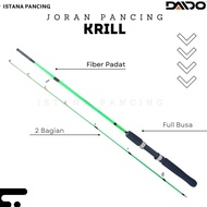Joran Pancing Daido Krill Solid Fiber 120 135 150cm Lentur/Ultralight