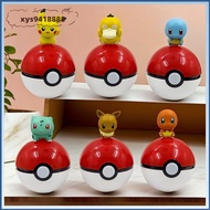 XYS9418888 ปิกาจู โปเกมอนโปเกมอน Squirtle Bulbasaur ลูกบอลเอลฟ์สัตว์เลี้ยง สุ่มแบบสุ่ม ไซดั๊ก ลูกบอล