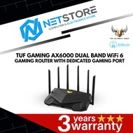 ASUS TUF GAMING AX6000 DUAL BAND WiFi 6 GAMING ROUTER WITH DEDICATED GAMING PORT - TUF-AX6000