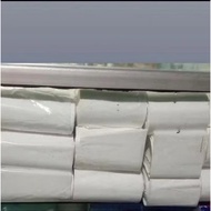 PP plastic Roll milky white matte 03 length 250 meters 6cm to 13 cm elastic not easily torn