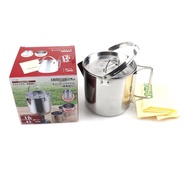 Camelwill Camping Kettle Stainless Steel Outdoor Cooking Kettle 1.2L Lightweight Compact Camping Pot