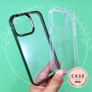 Clear Case With Soft Edges Shockproof Corners Shiny Camera Lens Protection I13 I13ProMax I14 I14+ I1