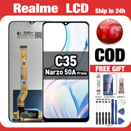 LCD REALME C35/ Narzo 50A Prime Compatible For Original Glass Touch Screen Digitizer