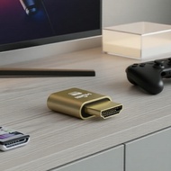 VGA to 4K HDMI Dummy Plug for GPU Mining Server: Virtual Display Emulator Adapter  Penyambung Palsu 