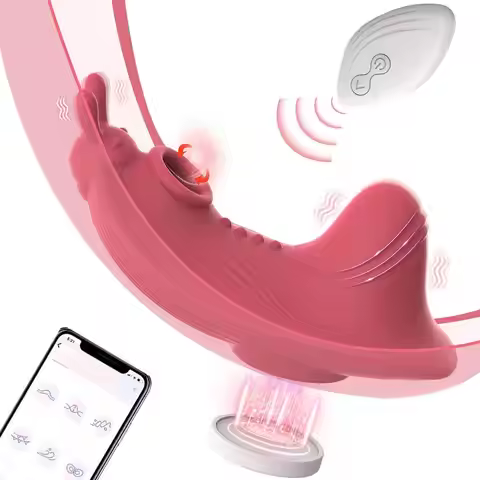 Compact Portable Mini Magnetic Vibrator Wearable Invisible Wireless Remote Suction Type Quiet Comfor