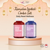 【RAMADAN RAYA SET】1b AVALON Apple Cider Vinegar Gummies 60s + 1b AVALON Passion Fruit Gummies 60s De