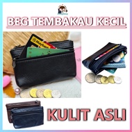 COIN PURSE GENIUNE LEATHER BEG TEMBAKAU KULIT BEG DUIT KECIL SMALL WALLET POUCH WALLET READY STOCK