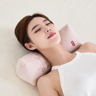 neck buckwheat hull cotton and linen triangular pillow buckwheat pillow herbal traction cervical spi