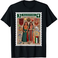 Retro Palestine Palestinian Flag Gaza T-Shirt